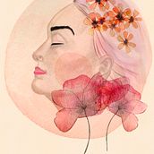 Woman Ein Projekt aus dem Bereich Traditionelle Illustration, Vektorillustration, Digitale Illustration und Porträtzeichnung von laetitia44 - 30.05.2021