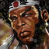 Samurai black: Ilustração digital com Procreate. Traditional illustration, Drawing, Digital Illustration, and Digital Drawing project by Daniel Lemos - 05.30.2021