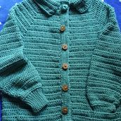 Mi Proyecto del curso:  Top-down, saco Maria Eva. Un proyecto de DIY y Crochet de Nelida Olivera - 30.05.2021