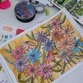 Mi Proyecto del curso: Creación de paletas de color con acuarela. Traditional illustration, Fine Arts, Painting, Watercolor Painting, and Color Theor project by Cintia Ramírez - 05.30.2021