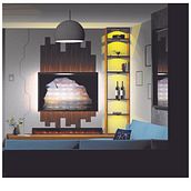 My project in Design and Renovation of Interiors course. Architecture, Interior Architecture & Interior Design project by Abel Valiathundiyil Mathew - 05.30.2021
