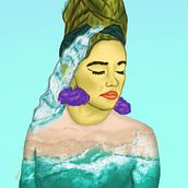 My project in Digital Fantasy Portraits with Photoshop course. Un projet de Illustration traditionnelle, Dessin, Illustration numérique, Dessin de portrait, Dessin numérique , et Peinture numérique de vmanorenjan - 31.05.2021