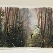 Mi Proyecto del curso: Paisajes naturales en acuarela. Fine Arts, Painting, and Watercolor Painting project by Esperanza Gaffo - 05.24.2021