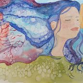 Mi Proyecto del curso: Técnicas modernas de acuarela. Traditional illustration, Fine Arts, Painting, and Watercolor Painting project by Marisa - 05.31.2021