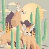 My project in Stylized Vector Illustration with Color and Character course. Traditional illustration, Graphic Design, Vector Illustration, and Digital Illustration project by Aurelie Antonio - 05.28.2021