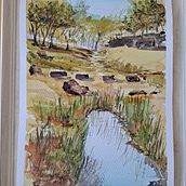 Mi Proyecto del curso: Paisajes naturales en acuarela. Fine Arts, Painting, and Watercolor Painting project by jcortespaz - 05.31.2021