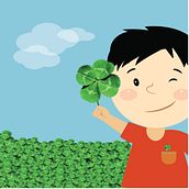 Cuento: "Ramiro, un chico con suerte". Un progetto di Illustrazione tradizionale, Scrittura e Collage di andreacarolinarusso - 31.05.2021