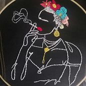 Mi Proyecto del curso: Técnicas básicas de bordado: puntadas, composiciones y gamas cromáticas. Accessor, Design, Costume Design, Embroider, and Color Theor project by nathalia_mcamila - 05.31.2021