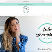 Tienda Online TeloRecomiendo. Web Design, Web Development, Digital Marketing, and E-commerce project by Jessica Trigo Orellana - 05.31.2021