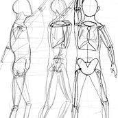 Mi Proyecto del curso: Dibujo anatómico para principiantes Ein Projekt aus dem Bereich Bildende Künste, Skizzenentwurf, Bleistiftzeichnung, Zeichnung, Realistische Zeichnung und Anatomische Zeichnung von Noah Truest - 01.06.2021