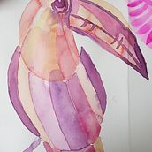 Line work - What happens when you're impatient. Watercolor Painting project by Philippa - 06.01.2021
