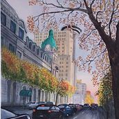 My project in Urban Landscapes in Watercolor course. Fine Arts, Watercolor Painting, and Architectural Illustration project by maureenwest2 - 06.01.2021