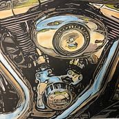 Harley. Traditional illustration project by paulevans1962 - 06.01.2021