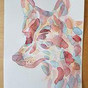 Wet on dry colour transparencies. Watercolor Painting project by Philippa - 06.01.2021