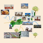 Mein Kursprojekt: Schöpfung von illustrierten Landkarten. Traditional illustration, Infographics, Drawing, Digital Illustration, Artistic Drawing, and Digital Painting project by Birgit K - 06.01.2021