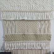 Mi Proyecto del curso: Introducción al macramé: creación de un tapiz decorativo Ein Projekt aus dem Bereich Erweiterungsentwicklung, H, werk, Innendesign, Dekoration von Innenräumen, Weben und Makramee von Graciela Alberdi - 01.06.2021