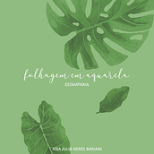 Meu projeto do curso: Aquarela botânica para estampados. Traditional illustration, Pattern Design, Watercolor Painting, and Botanical Illustration project by ana_j_bariani - 06.02.2021