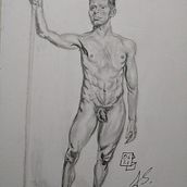 Mi Proyecto del curso: Dibujo realista de la figura humana. Un proyecto de Ilustración tradicional, Bellas Artes, Bocetado, Dibujo a lápiz, Dibujo, Dibujo realista y Dibujo anatómico de alucard_jl2020_1 - 02.06.2021