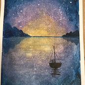 My project in Modern Watercolor Techniques course. Traditional illustration, Fine Arts, Painting, and Watercolor Painting project by Solangely Herrera - 06.05.2021