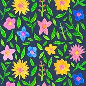 My project in Vibrant Floral Patterns with Watercolors course. Traditional illustration, Pattern Design, Watercolor Painting, and Botanical Illustration project by Jessi Castillø - 06.02.2021