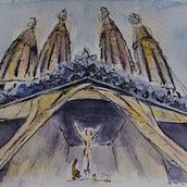 Mi Proyecto del curso: Dibujo arquitectónico con acuarela y tinta. Sketching, Drawing, Watercolor Painting, Architectural Illustration, Sketchbook & Ink Illustration project by Maximo Molinelli - 05.27.2021