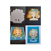 Autoretrato en paper craft. Projekt z dziedziny Trad, c, jna ilustracja, Design, Projektowanie postaci, Grafika ed, torska,  Kolaż, Papercraft, Kreat, wność, Ilustracje dla dzieci, Ilustracja w, dawnicza i Autoportret fotograficzn użytkownika Virginia Picón Aguilar - 02.06.2021