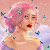 My project in Digital Fantasy Portraits with Photoshop course. Traditional illustration, Drawing, Digital Illustration, Portrait Drawing, Digital Drawing, and Digital Painting project by Gilda Aguillon - 06.02.2021