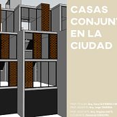 Casas Conjuntas en la Ciudad. Architecture, Design, Interior Architecture, Architectural Illustration, and Digital Drawing project by Florencia Ferreyra - 12.01.2020