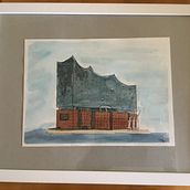 Mein Kursprojekt: Architektonische Zeichnung mit Aquarell und Tinte. Esboçado, Desenho, Pintura em aquarela, Ilustração arquitetônica, e Sketchbook projeto de Ulrike Stich - 03.06.2021