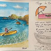 Mi Proyecto del curso: Cuaderno de viaje en acuarela Ein Projekt aus dem Bereich Traditionelle Illustration, Aquarellmalerei, Architektonische Illustration und Sketchbook von christa2582 - 03.06.2021