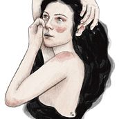 Proyecto del curso Técnicas de dibujo tradicional con Procreate. Traditional illustration, Digital Illustration, Portrait Drawing, and Digital Drawing project by Steff - 06.03.2021