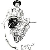 Señoras tiradas. Traditional illustration, Drawing, Portrait Drawing & Ink Illustration project by Noemi Sánchez - 06.03.2021