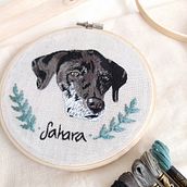 Mi Proyecto del curso: Needle painting para principiantes. Projekt z dziedziny  Haft, Ilustracja naturalist i czna użytkownika Jessica Quimbay - 03.06.2021