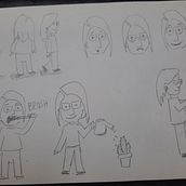 Mi Proyecto del curso: El arte del sketching: transforma tus bocetos en arte. Traditional illustration, Pencil Drawing, Drawing, and Sketchbook project by Marlene Lourdes Armenta Gutiérrez - 06.04.2021