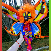 Alebrije Peluche: Magvalino. Een project van  Ontwerp, Ontwerp van personages, Speelgoedontwerp, Borduurwerk, DIY y Naaiwerk van Giovannela Penélope Montante Méndez - 25.01.2021