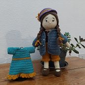 Mi Proyecto del curso: Amigurumi: diseño de ropa, pelo y complementos. Arts, Crafts, To, Design, Fiber Arts, and Crochet project by arq.lorenamd - 06.10.2021