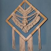 Mi Proyecto del curso: Introducción al tapiz de macramé. Un progetto di Design di accessori, Artigianato e Fiber Art di Maria Barrios - 04.06.2021