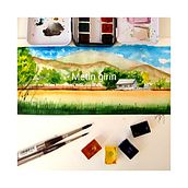 My project in Watercolor Travel Journal course. Traditional illustration, Watercolor Painting, Architectural Illustration, and Sketchbook project by semra bayhun - 06.04.2021