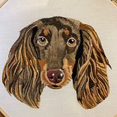 Mi Proyecto del curso: Needle painting para principiantes. Un proyecto de Bordado e Ilustración naturalista				 de Camila Carvajal Torres - 04.06.2021