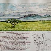 My project in Watercolor Travel Journal course. Traditional illustration, Watercolor Painting, Architectural Illustration, and Sketchbook project by erose34 - 06.04.2021