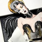 My project in Creative Fashion Illustration Techniques course. Projekt z dziedziny Trad, c, jna ilustracja,  Kolaż,  R, sunek art, st i czn użytkownika gabriellovescreate - 04.06.2021