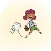 Chloe e Toto por Bruna Raphaela. Animation, Character Design, and Character Animation project by Bruna Raphaela - 06.07.2021