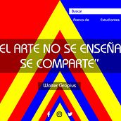 Entorno web (Universidad Bauhaus). Ilustração tradicional, Design, e Web Design projeto de Andres Cardozo - 05.06.2021