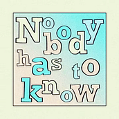 Nobody - Short Lyric Video Clip. Animation, Music, T, pograph, T, pograph, Design, Traditional illustration, Motion Graphics, Lettering, and 2D Animation project by biancarosr - 06.06.2021