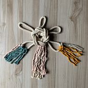 Il mio progetto del corso: Campionario di nodi in macramè. Accessor, Design, Arts, Crafts, Fiber Arts, and Macramé project by Angela De Tullio - 06.06.2021