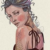 Mi Proyecto del curso: Retrato ilustrado con Procreate Ein Projekt aus dem Bereich Traditionelle Illustration, Vektorillustration, Digitale Illustration und Porträtzeichnung von Alba Alcaraz - 06.06.2021
