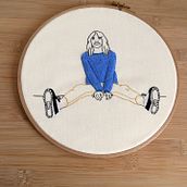 Mon projet du cours : Broderie d’image avec la technique du feutrage à l'aiguille. Embroider project by tiphainericordel68 - 06.06.2021