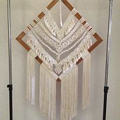 Mi Proyecto del curso: Introducción al tapiz de macramé. Accessor, Design, Arts, Crafts, Fiber Arts, and Macramé project by gemma_roselloo - 06.06.2021