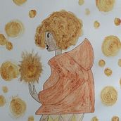 Luzes Flamejantes- Meu projeto do curso: Ilustração expressiva traço a traço. Traditional illustration, Pencil Drawing, and Manga project by Iamara da Silva Dourado - 06.03.2021