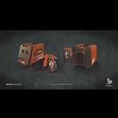 Kit de pistola de pintar. Un proyecto de 3D, Modelado 3D, Videojuegos y Diseño de videojuegos de mati_navarro03 - 06.06.2021